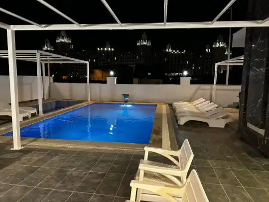 Belek’te Geniş Ailelere ve Arkadaş Gruplarına Özel Jakuzili ve Saunalı 12 Kişilik Lüks Konaklama