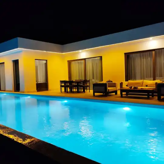 Kalkan İslamlar'da Jakuzili, Havuzlu ve Panoramik Deniz Manzaralı Lüks Villa