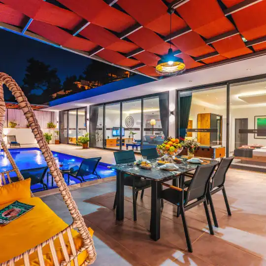 Kalkan İslamlar’da Balayı Çiftlerine ve Ailelere Özel, Muhafazakar, Konforlu Villa