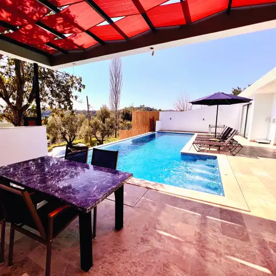 Kalkan'da Romantik ve Gözlerden Uzak, Özel Yüzme Havuzlu Balayı Villası