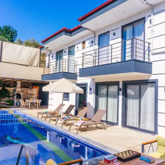 Kalkan Patara'da Doğa ve Denize Eşit Mesafede Konforlu Bir Tatil Villası
