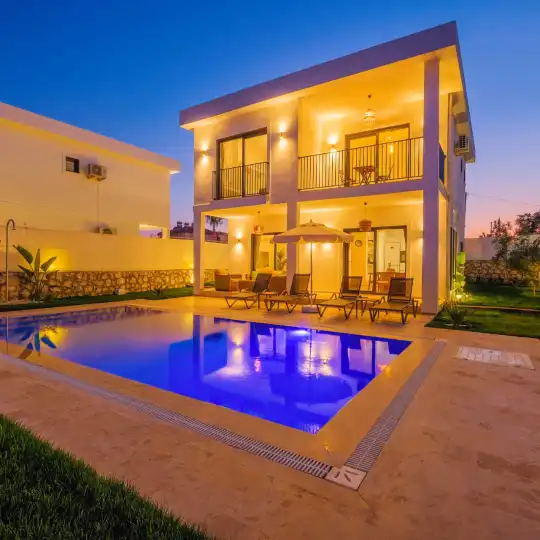 Fethiye Çamköy’de Doğa ile İç İçe, Balayı Çiftlerine Özel, Muhafazakar Villa